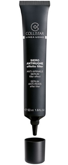Collistar Uomo lanza el Suero Antiarrugas Efecto Filler para hombre, con ácido hialurónico