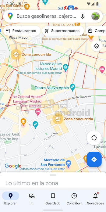 繁華街 Google マップ