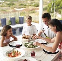 La importancia de comer en familia