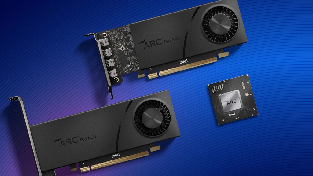 Intel presenta sus primeras tarjetas gráficas Arc para profesionales: así son las Arc Pro A40 y A50