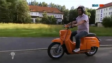 E-Schwalbe, Scooter eléctrico de línea vintage