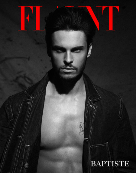 Baptiste Giabiconi en portada de la revista Flaunt para promocionar su nueva carrera musical