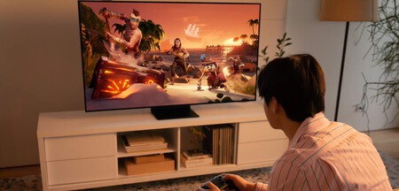 jugando en un televisor Samsung