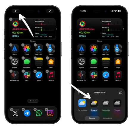 Modo Ultra Dark Liquid Glass - Paso 4