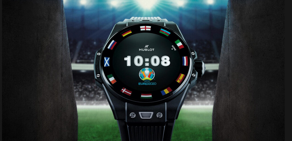 Hublot ya tiene su reloj con Wear OS para la Eurocopa: cuesta 5.700 euros e incluye un NFT