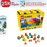 25% de regalo en el catálogo de juguetes de navidad de El Corte Inglés 