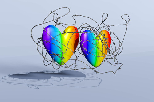 Corações LGBT | Fonte: Getty Images