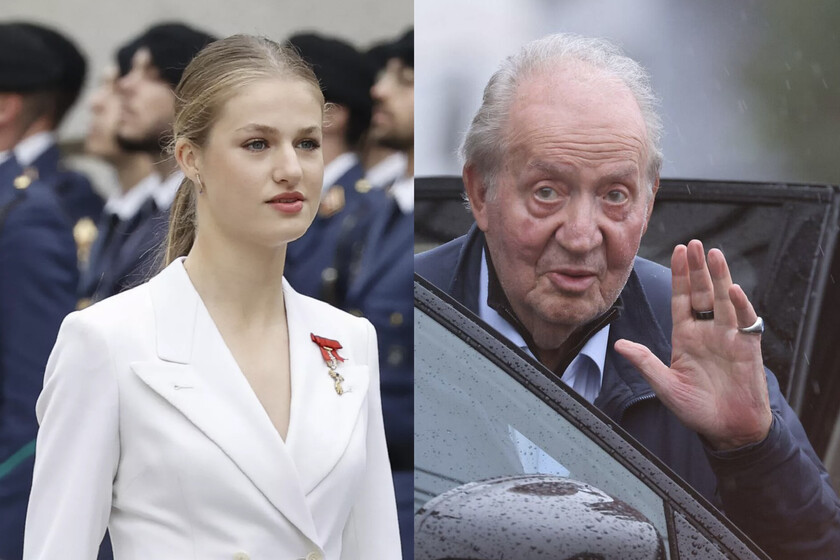 Juan Carlos y Leonor: el reencuentro que nunca ocurrió, pese a estar a media hora de distancia