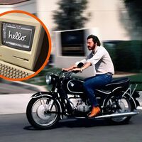 Steve Jobs aparcaba su BMW dentro de la sede de Apple. Es la moto que inspiró el Mac 