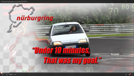 Citroën AX 1.4 Diesel, ¡genial... en Nürburgring!