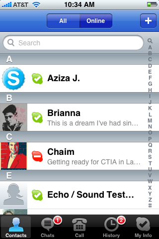 Skype para iPhone disponible a partir de mañana