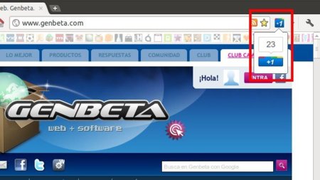 Usa el botón +1 de Google en cualquier web desde Chrome