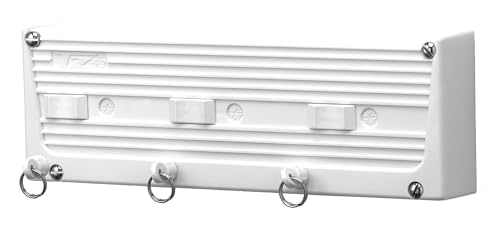 Cuncial TZ-S-3 | Tendedero Automático de Pared 3 Cuerdas | hasta 15 m de Tendido | Extensible 5 m por Cuerda | Blocaje Individual | Interior y Exterior | Compacto y Resistente | Fabricado en España