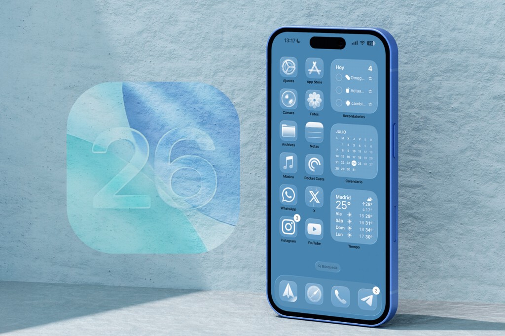 Los iconos transparentes de iOS 26 me han generado un dilema: hasta qué punto puedo sacrificar funcionalidad por estética Los iconos transparentes de iOS 26 me han generado un dilema: hasta qué punto puedo sacrificar funcionalidad por estética