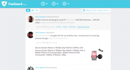 FavGuard: controla y oculta tus favoritos de Twitter