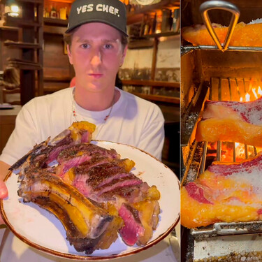 Un influencer estadounidense flipa en uno de los mejores asadores de carne del País Vasco y cómo hacen la chuleta: "No te preguntan cómo la quieres"