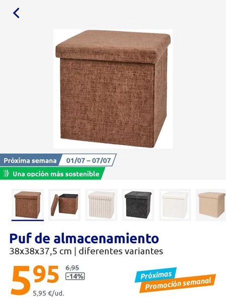 Puff Almacenaje Action