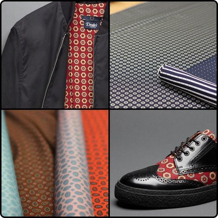 ¿Locos por el Paisley? Échale un ojo a la nueva colaboración de Fred Perry con Drake’s of London