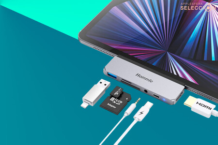 Añade HDMI, USB-A y más conexiones a tu iPad y hazlo más versátil con este hub USB-C rebajado a 33,99 euros