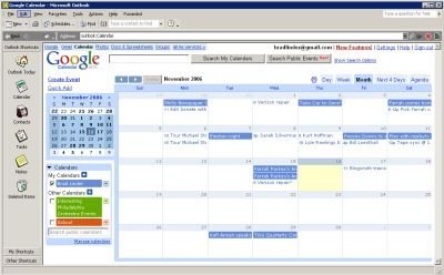 Usar Google Calendar en Outlook
