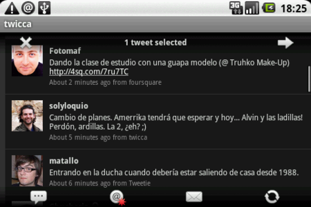 twicca, el cliente de Twitter para Android con la mejor interfaz