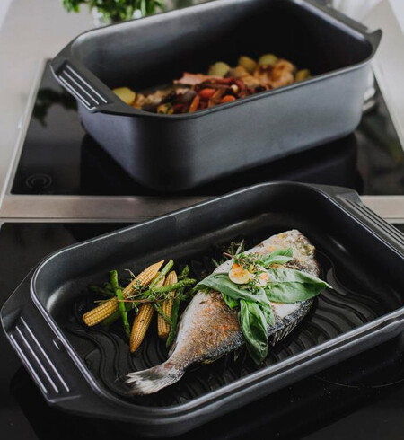 Elo Asador Cuadrado De Aluminio Fundido