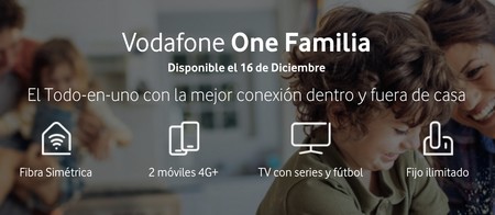 Vodafone One Familia: sencillez para los nuevos packs con dos líneas móviles y televisión