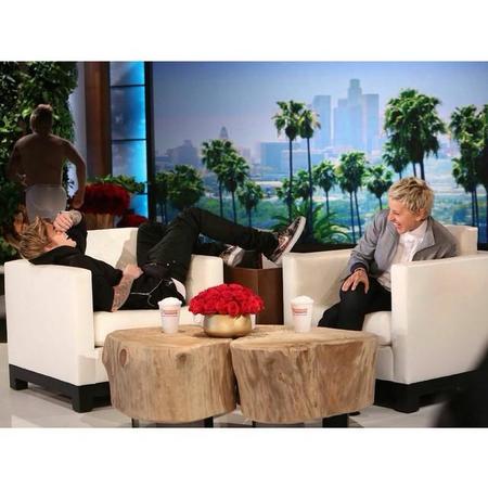 ¿Matar de un susto a Justin Bieber? Ellen DeGeneres casi lo consigue