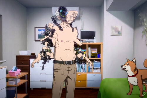 Seguramente tu padre no será un robot asesino del espacio exterior, pero a lo mejor a los dos os gusta ver este anime de ciencia ficción