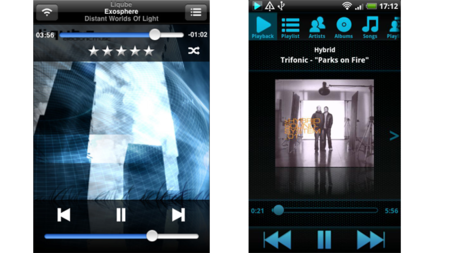 Las dos aplicaciones para Winamp.