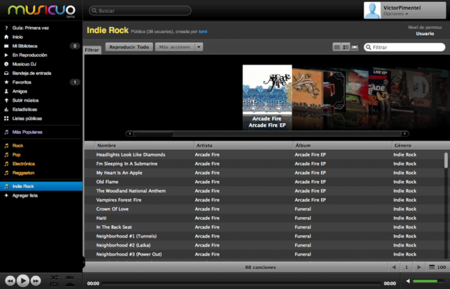 Musicuo es la alternativa española a Grooveshark (¡Y en HTML5!)