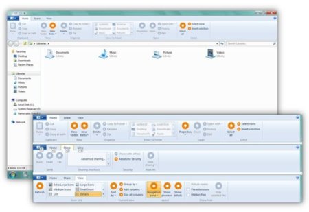 El explorador de archivos de Windows 8 usará la interfaz Ribbon, ¿mala idea?