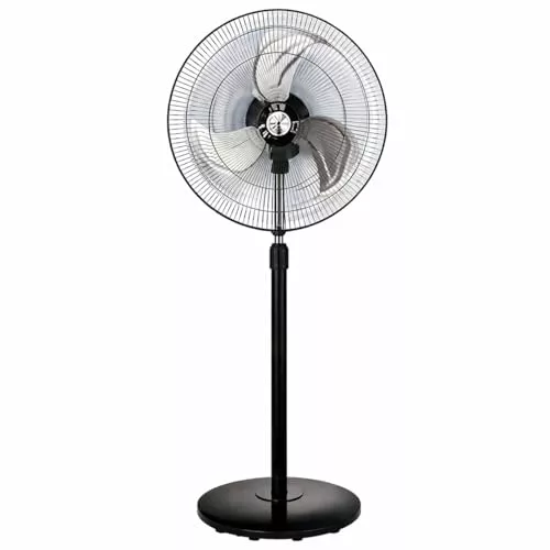 Ventilador de Pie Industrial OSO 80W Potente y Silencioso