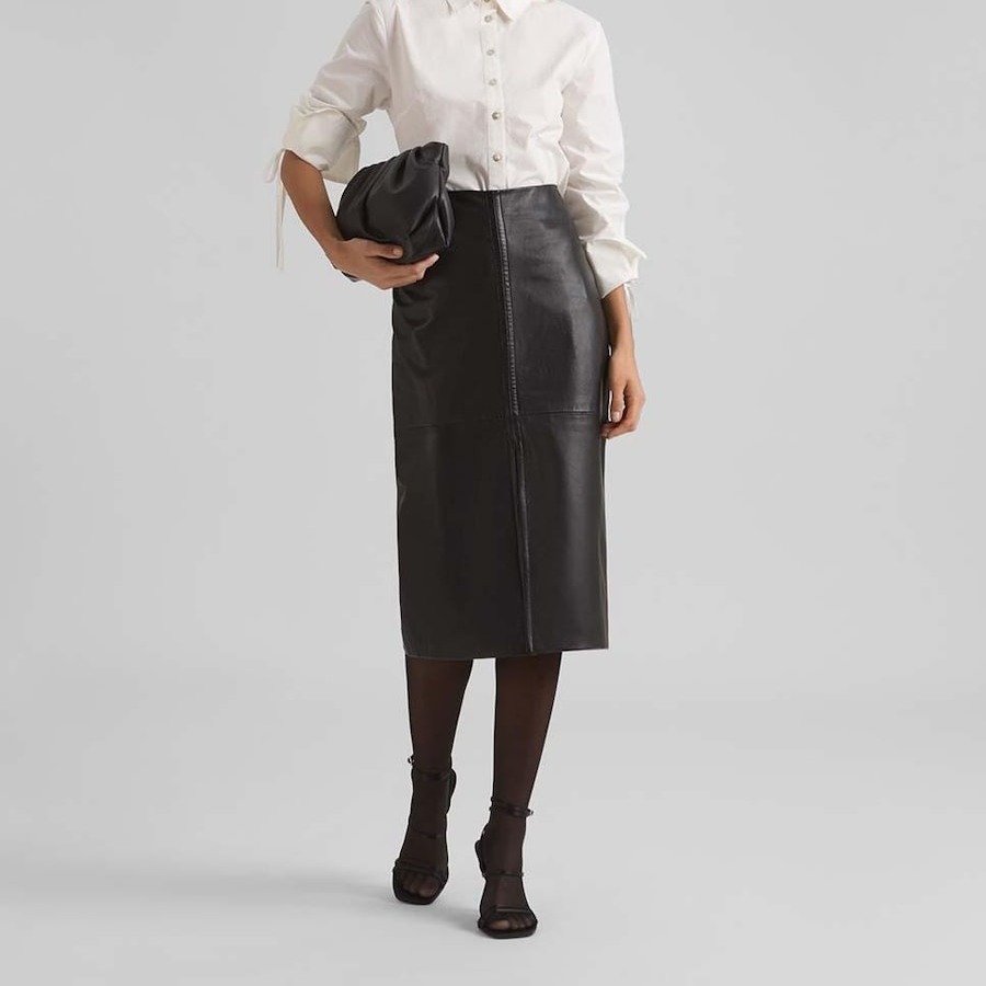 Simorra
Falda napa midi