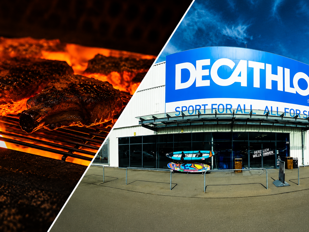 Decathlon tiene la barbacoa plegable que cabe en terrazas pequeñas y se guarda en un rincón cuando termina el verano