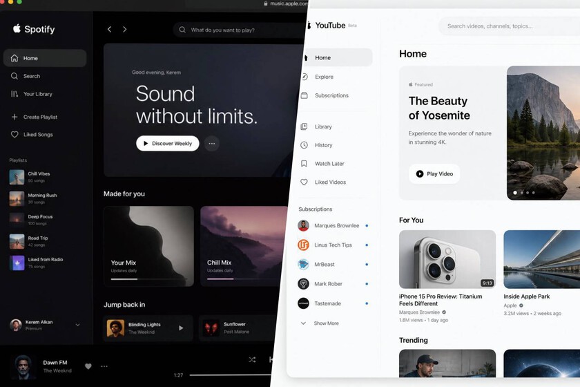 Cómo serían las aplicaciones más conocidas si las hubiera diseñado Apple