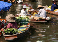 Damnoen Saduak: el mercado flotante de Bangkok
