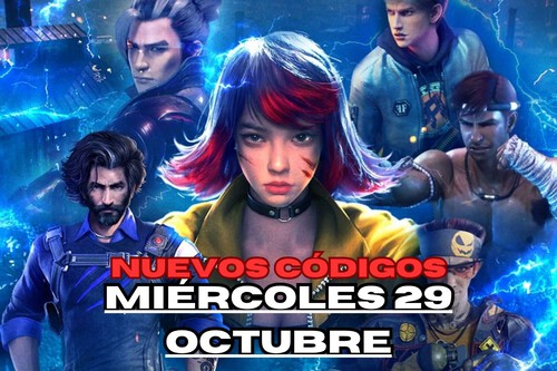 Códigos Free Fire Max hoy Miércoles 29 de Octubre con recompensas gratuitas 