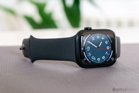 Apple Watch Series 8 en fotografía de análisis
