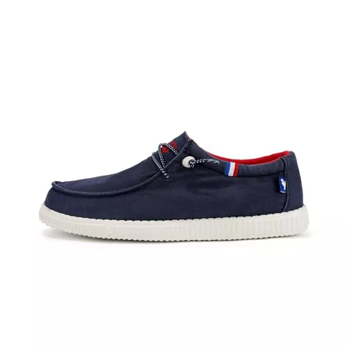 WALK IN PITAS | WP150 Euro Francia | Mocasines Hombre | Náuticos Casual | Zapatillas de Verano | Zapatos de Hombre Casuales | Zapatos Pitas Hombre | Periscope 43
