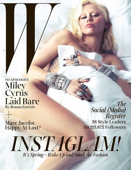 Miley Cyrus se vuelve a despelotar para W magazine
