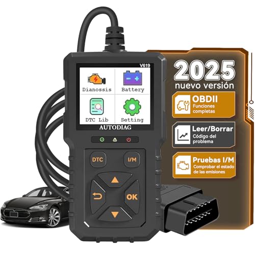 AUTODIAG Escáner OBD2 V619, Escáner automotriz Profesional,