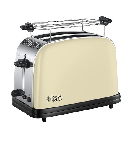 Amazon ha rebajado la tostadora de acero inoxidable Russell Hobbs 23334-56 Colours Cream a sólo 29 euros con envío gratis