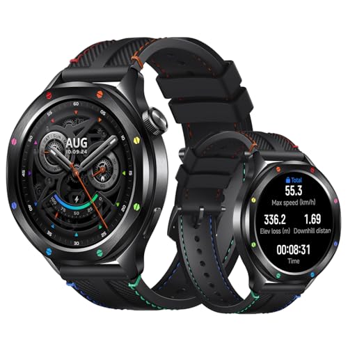 XIAOMI Watch S4, Versión Bluetooth, Modo Deportivo Profesional avanzado, Bisel de Cambio rápido 2.0, Pantalla AMOLED 1.43 Pulgadas Circular, Monitor Frecuencia Cardíaca y Sueño, Rainbow