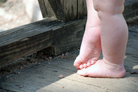 La evolución de los pies en bebés y niños