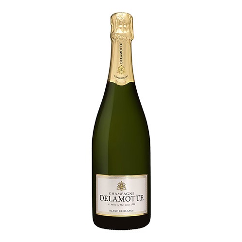 Champagne Blanc de Blancs Delamotte.