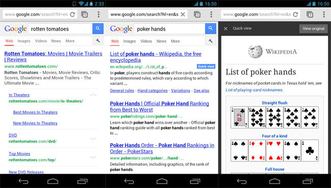 Google Mobile Search