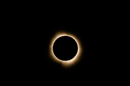 Eclipse solar total. Créditos: 	Heather Paul/GettyImages