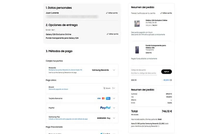 Captura Tienda De Samsung