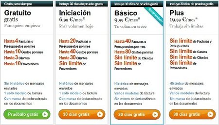 Planes de precio factura directa